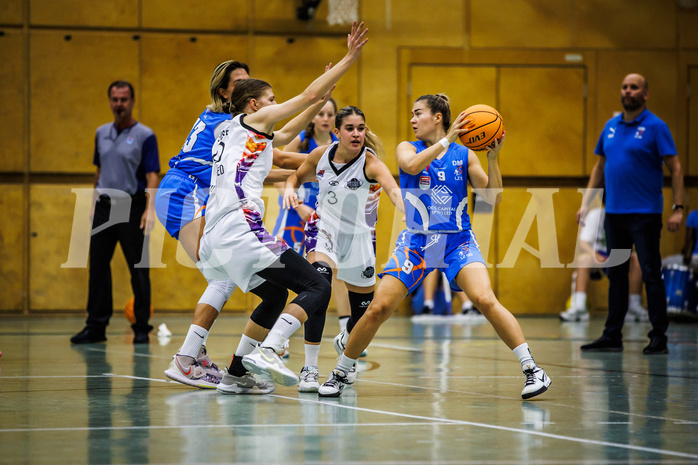 Basketball, Win2Day Basketball Damen Superliga 2023/24, Grunddurchgang 1.Runde, Vienna United, DBB LZ OÖ, Lisa Ganhör (9)