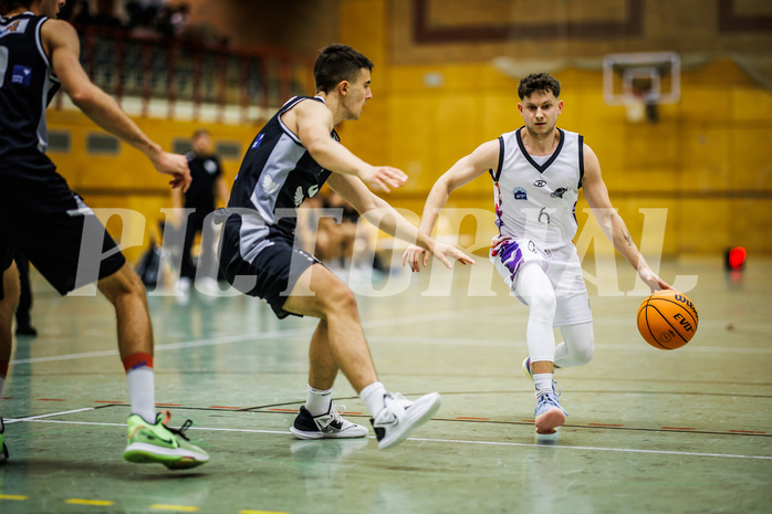 Basketball, Basketball Zweite Liga 2023/24, Grunddurchgang 2.Runde, Vienna United, Raiders Tirol, David Wrumnig (6)