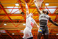 Basketball, win2day Basketball Superliga 2023/224, Grunddurchgang Runde 3, BBC Nord Dragonz, Klosterneuburg Dukes, Filip Bjelanovic (22)