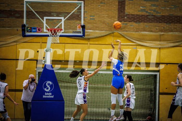 Basketball, Win2Day Basketball Damen Superliga 2023/24, Grunddurchgang 1.Runde, Vienna United, DBB LZ OÖ, Milica Popovic (13)