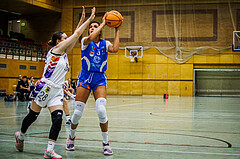 Basketball, Win2Day Basketball Damen Superliga 2023/24, Grunddurchgang 1.Runde, Vienna United, DBB LZ OÖ, Ninel Merkotun (28), Milica Popovic (13)