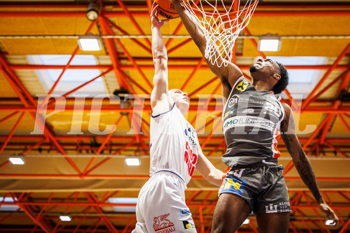 Basketball, win2day Basketball Superliga 2023/224, Grunddurchgang Runde 3, BBC Nord Dragonz, Klosterneuburg Dukes, Filip Bjelanovic (22)