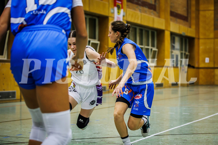 Basketball, Win2Day Basketball Damen Superliga 2023/24, Grunddurchgang 1.Runde, Vienna United, DBB LZ OÖ, Ninel Merkotun (28)