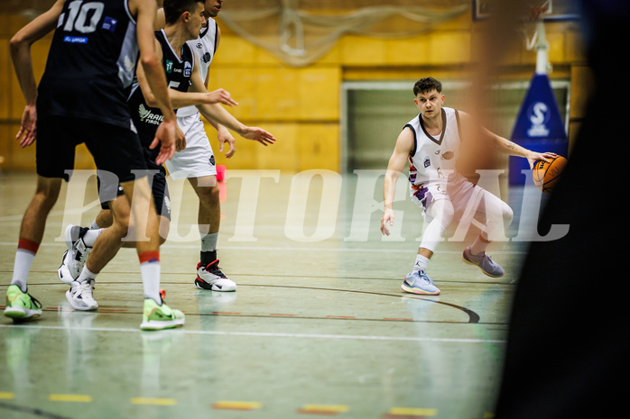 Basketball, Basketball Zweite Liga 2023/24, Grunddurchgang 2.Runde, Vienna United, Raiders Tirol, David Wrumnig (6)