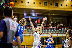 Basketball, Win2Day Basketball Damen Superliga 2023/24, Grunddurchgang 1.Runde, Vienna United, DBB LZ OÖ, Milica Popovic (13)