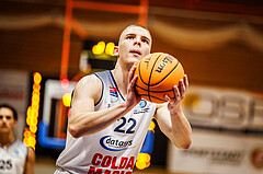 Basketball, win2day Basketball Superliga 2023/224, Grunddurchgang Runde 3, BBC Nord Dragonz, Klosterneuburg Dukes, Filip Bjelanovic (22)