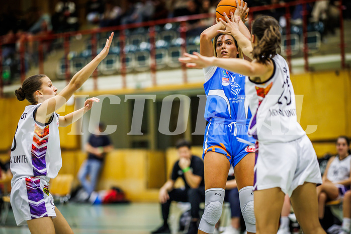 Basketball, Win2Day Basketball Damen Superliga 2023/24, Grunddurchgang 1.Runde, Vienna United, DBB LZ OÖ, Milica Popovic (13)