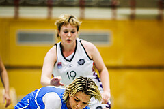 Basketball, Win2Day Basketball Damen Superliga 2023/24, Grunddurchgang 1.Runde, Vienna United, DBB LZ OÖ, Antonia Reissner (9), Milica Popovic (13)