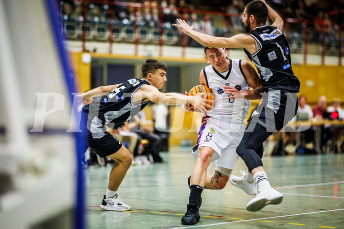 Basketball, Basketball Zweite Liga 2023/24, Grunddurchgang 2.Runde, Vienna United, Raiders Tirol, Philipp Germ (8)