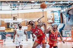 Basketball, Basketball Superliga 2023/24 , HF 2, Oberwart Gunners, Traiskirchen Lions, Jaquan Lawrence (40), Daniel Koeppel (14), Demarcus Demonia (4)