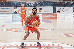 Basketball, Basketball Superliga 2023/24 , HF 2, Oberwart Gunners, Traiskirchen Lions, Manuel Patterson (0)
