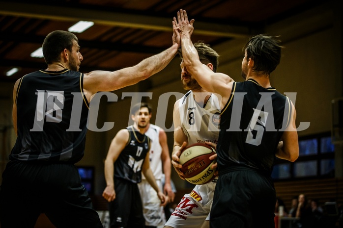 Basketball, 2.Bundesliga, Playoff VF Spiel 1, Mattersburg Rocks, Wörthersee Piraten, Maximilian HÜBNER (8)