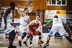 Basketball, ABL 2018/19, Grunddurchgang 29.Runde, Oberwart Gunners, Traiskirchen Lions, Benedikt Güttl (7)