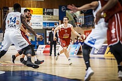 Basketball, ABL 2018/19, Grunddurchgang 29.Runde, Oberwart Gunners, Traiskirchen Lions, Benedikt Danek (9)