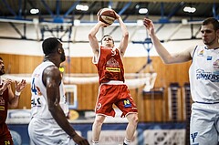 Basketball, ABL 2018/19, Grunddurchgang 29.Runde, Oberwart Gunners, Traiskirchen Lions, Benedikt Danek (9)