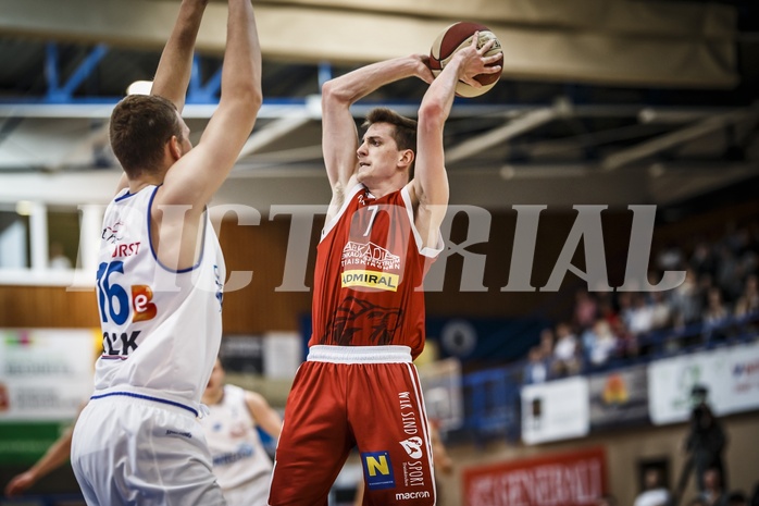 Basketball, ABL 2018/19, Grunddurchgang 29.Runde, Oberwart Gunners, Traiskirchen Lions, Benedikt Güttl (7)