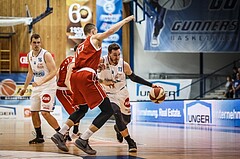 Basketball, ABL 2018/19, Grunddurchgang 29.Runde, Oberwart Gunners, Traiskirchen Lions, Hayden Thomas Lescault (11)