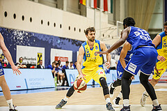 Basketball, bet-at-home Basketball Superliga 2020/21, Grunddurchgang 15. Runde, SKN St. Pölten Basketball, Oberwart Gunners, Lukas Böck (13)