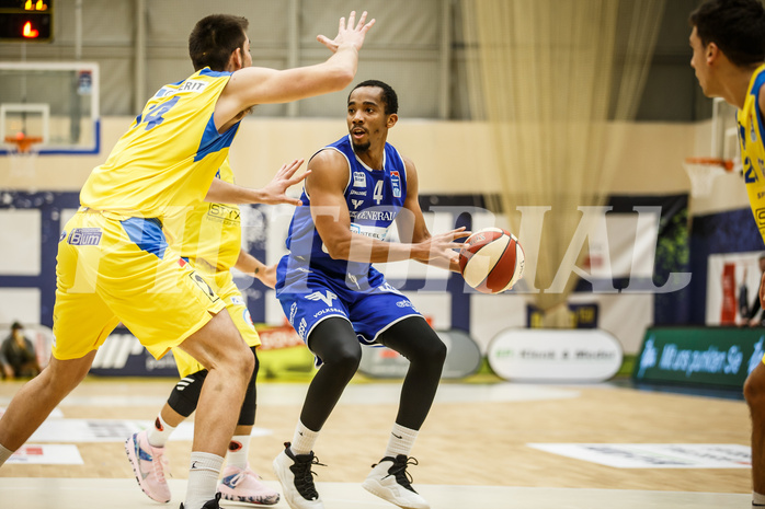 Basketball, bet-at-home Basketball Superliga 2020/21, Grunddurchgang 15. Runde, SKN St. Pölten Basketball, Oberwart Gunners, Laurence Alexander (4)