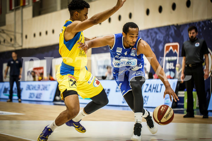 Basketball, bet-at-home Basketball Superliga 2019/20, Grunddurchgang 15.Runde, SKN St. Pölten Basketball, Oberwart Gunners, Lawrence Alexander (4)