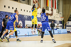 Basketball, bet-at-home Basketball Superliga 2020/21, Grunddurchgang 15. Runde, SKN St. Pölten Basketball, Oberwart Gunners, Omar Krayem (18)