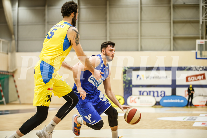Basketball, bet-at-home Basketball Superliga 2020/21, Grunddurchgang 15. Runde, SKN St. Pölten Basketball, Oberwart Gunners, Ignas Fiodorovas (5)