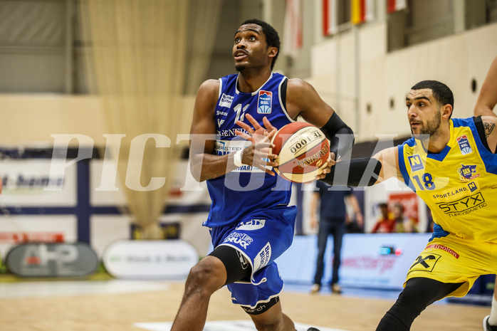 Basketball, bet-at-home Basketball Superliga 2020/21, Grunddurchgang 15. Runde, SKN St. Pölten Basketball, Oberwart Gunners, Nigel Pruitt (11)