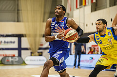 Basketball, bet-at-home Basketball Superliga 2020/21, Grunddurchgang 15. Runde, SKN St. Pölten Basketball, Oberwart Gunners, Nigel Pruitt (11)