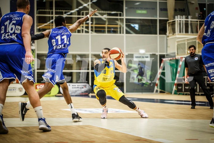 Basketball, bet-at-home Basketball Superliga 2019/20, Grunddurchgang 15.Runde, SKN St. Pölten Basketball, Oberwart Gunners, Omar Krayem