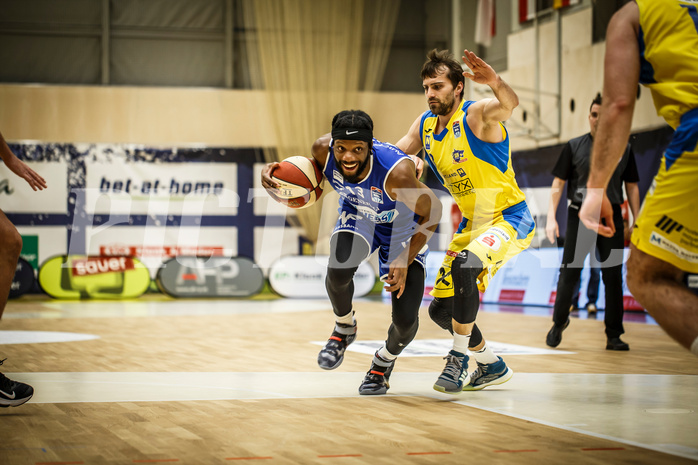 Basketball, bet-at-home Basketball Superliga 2019/20, Grunddurchgang 15.Runde, SKN St. Pölten Basketball, Oberwart Gunners, Quincy Diggs (13)