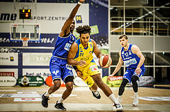 Basketball, bet-at-home Basketball Superliga 2019/20, Grunddurchgang 15.Runde, SKN St. Pölten Basketball, Oberwart Gunners, Rashaan Guylain Mbemba (21)