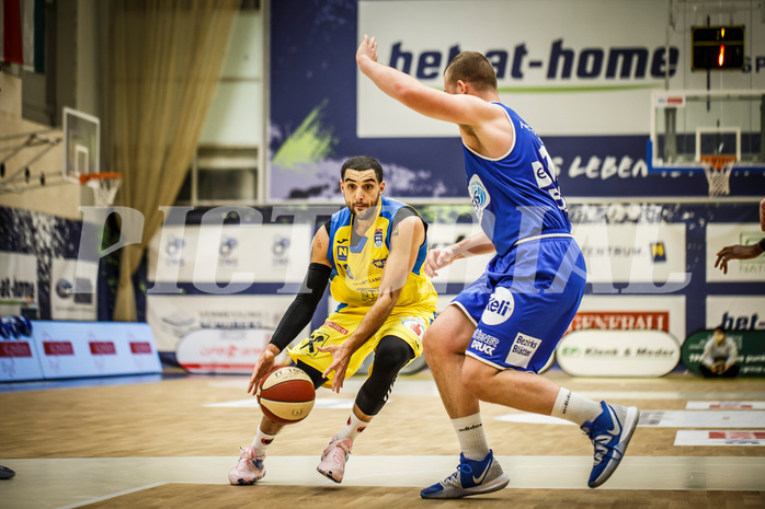 Basketball, bet-at-home Basketball Superliga 2019/20, Grunddurchgang 15.Runde, SKN St. Pölten Basketball, Oberwart Gunners, Omar Krayem