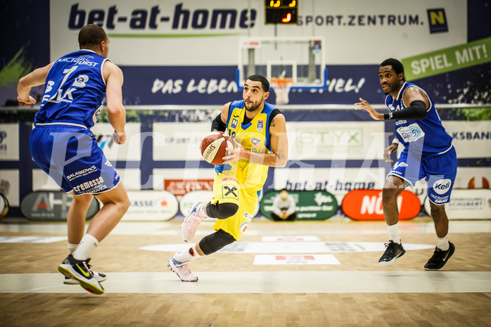 Basketball, bet-at-home Basketball Superliga 2019/20, Grunddurchgang 15.Runde, SKN St. Pölten Basketball, Oberwart Gunners, Omar Krayem