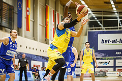 Basketball, bet-at-home Basketball Superliga 2020/21, Grunddurchgang 15. Runde, SKN St. Pölten Basketball, Oberwart Gunners, Omar Krayem (18)