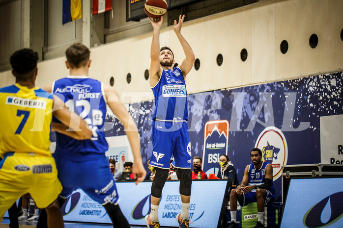 Basketball, bet-at-home Basketball Superliga 2019/20, Grunddurchgang 15.Runde, SKN St. Pölten Basketball, Oberwart Gunners, Ignas Fiodorovas (5)