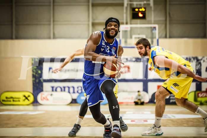 Basketball, bet-at-home Basketball Superliga 2019/20, Grunddurchgang 15.Runde, SKN St. Pölten Basketball, Oberwart Gunners, Quincy Diggs (13)