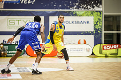 Basketball, bet-at-home Basketball Superliga 2020/21, Grunddurchgang 15. Runde, SKN St. Pölten Basketball, Oberwart Gunners, Omar Krayem (18)