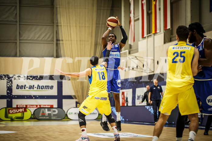 Basketball, bet-at-home Basketball Superliga 2019/20, Grunddurchgang 15.Runde, SKN St. Pölten Basketball, Oberwart Gunners, Nigel Pruitt (11)