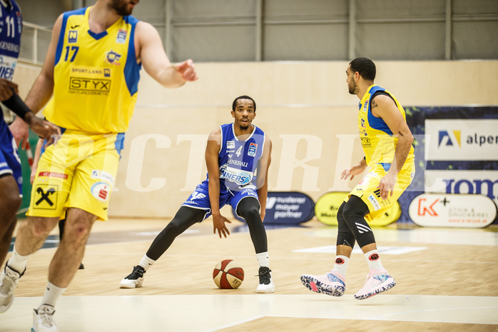 Basketball, bet-at-home Basketball Superliga 2020/21, Grunddurchgang 15. Runde, SKN St. Pölten Basketball, Oberwart Gunners, Laurence Alexander (4)
