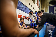Basketball, bet-at-home Basketball Superliga 2019/20, Grunddurchgang 15.Runde, SKN St. Pölten Basketball, Oberwart Gunners, Horst Leitner (Coach)