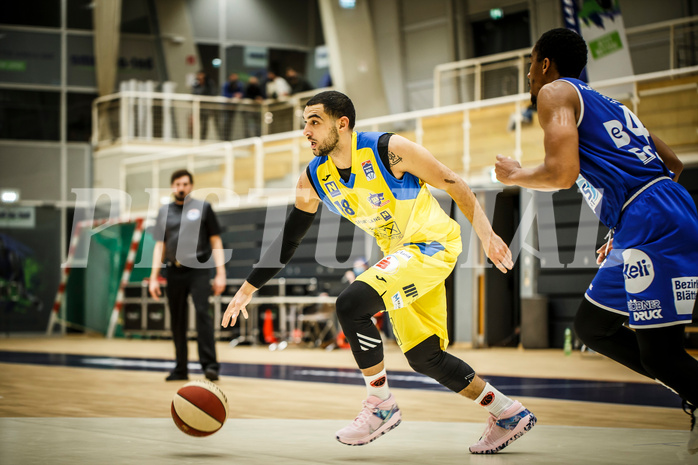 Basketball, bet-at-home Basketball Superliga 2019/20, Grunddurchgang 15.Runde, SKN St. Pölten Basketball, Oberwart Gunners, Omar Krayem