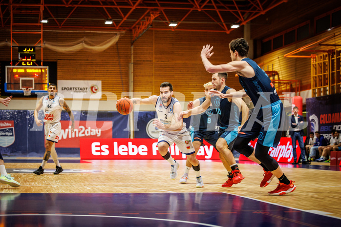 Basketball, win2day Basketball Superliga 2022/23, Grunddurchgang Runde 18, BBC Nord Dragonz, Vienna DC Timberwolves, Petar Cosic (3)