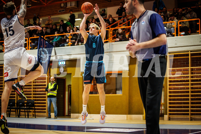 Basketball, win2day Basketball Superliga 2022/23, Grunddurchgang Runde 18, BBC Nord Dragonz, Vienna DC Timberwolves, Elias Wlasak (8)