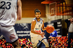 Basketball, win2day Basketball Superliga 2022/23, Grunddurchgang Runde 18, BBC Nord Dragonz, Vienna DC Timberwolves, Kyran Jordan Mc Clure (13)