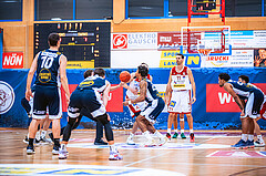 Basketball, Win2Day Superliga 2022/23, Grunddurchgang 18.Runde, Arkadia Traiskirchen Lions, OCS Swans Gmunden, Urald King (20)