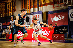 Basketball, win2day Basketball Superliga 2022/23, Grunddurchgang Runde 18, BBC Nord Dragonz, Vienna DC Timberwolves, Valentin Pasterk (6)