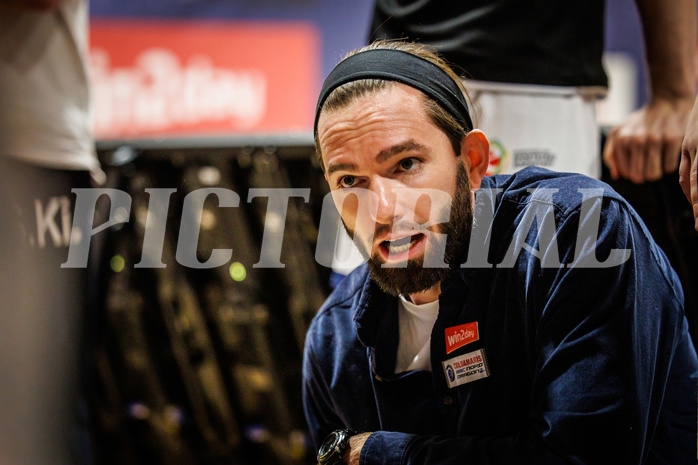 Basketball, win2day Basketball Superliga 2022/23, Grunddurchgang Runde 18, BBC Nord Dragonz, Vienna DC Timberwolves, Felix Jambor (Head Coach)