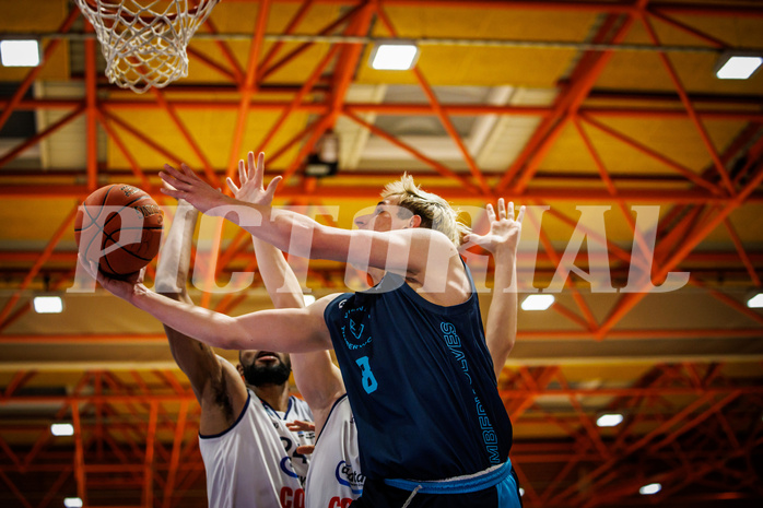 Basketball, win2day Basketball Superliga 2022/23, Grunddurchgang Runde 18, BBC Nord Dragonz, Vienna DC Timberwolves, Elias Wlasak (8)