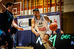 Basketball, win2day Basketball Superliga 2022/23, Grunddurchgang Runde 18, BBC Nord Dragonz, Vienna DC Timberwolves, Fabio Söhnel (44)