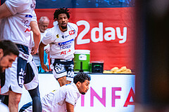 Basketball, Win2Day Superliga 2022/23, Grunddurchgang 18.Runde, Arkadia Traiskirchen Lions, OCS Swans Gmunden, Dwayne Lautier-Ogunleye (23)
